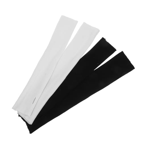 Alipis 2 Pares de Calentadores de Brazos de Invierno de Hilo con Agujero Pulgar, Mangas Largas sin Dedos, Material Cómodo y Cobertura Extendida para Viajes