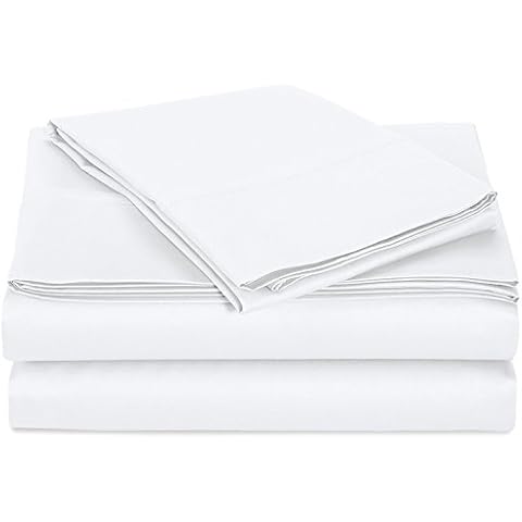 Evolive Fashion Ultra Soft Microfiber Solid Sheet Set (Full, White) Cover