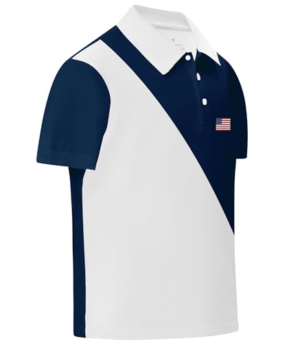 Image of V VALANCH Boys Polo Shirts Short Sleeve Casual Shrits
