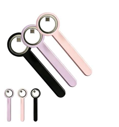 Cat Eye Nail Magnet, Ring-Shaped Magnetic Nail Tool, 2-in-1 Circle and Y Shape, Strong Magnet for Cat Eye Gel Polish, 6 Pcs