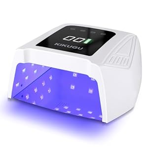UV Light for Nails,96W Rechargeable Nail Lamp for Gel Nails,LED Nail Lamp with 4 Timer Modes
