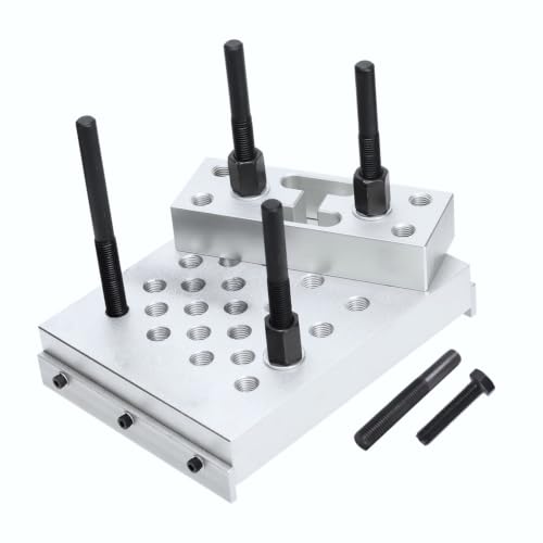 Getanye Universal Drill Press Support Block Plate Tool Set 30 Ton Hydraulic Shop Press Plates Bearing and Bushing Repair Removal Installation