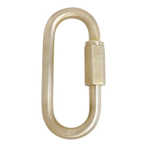 RCH Hardware QL-BR01-88 Brass Quicklink, 1 Gauge, Brushed Brass (2 Pack)