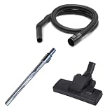 Staubsauger Bodenbürste Saugkopf Schlauch Set mit Edelstahlrohr Heavy Duty Verlängerungsstab für WD3.200 WD3.300 WD5.400 für MV3 SE Serie