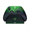 Razer Wireless Controller & Quick Charging Stand Bundle for Xbox Series X|S, Xbox One: Impulse Triggers - Textured Grips - 12hr Battery Life - Magnetic Secure Charging Limited Green Edition