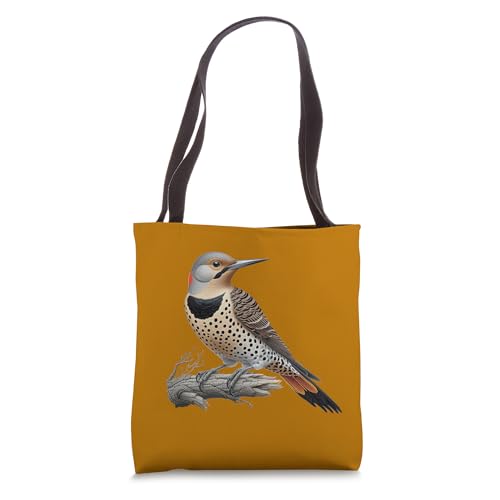 Bird Series Northern Flicker Tote Bag miniatura 1