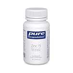 Pure Encapsulations Zinc 15 - Zinc Picolinate 15mg - Highly Absorbable Hypoallergenic Immune System Supplement - Fertility Supplement - Hair, Skin & Nails - 60 Vegetarian Capsules
