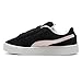 PUMA Women's Suede XL Sneaker, Black/Whisp of Pink, 8
