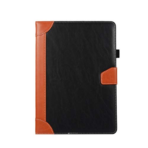 Uonlytech Tablet Cover Universal Tablet Case Protective Cover Leather Stand Folio Case Tablet Shell Compatible for iPad 10.2/10.5 (Black)