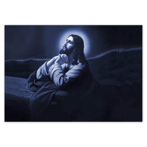 Papier peint intissé prière de Jésus Gethsémani poster mural géant