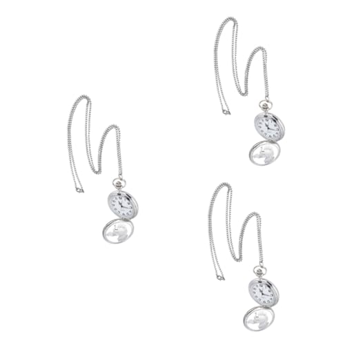 Montre à poche pendentif LIFKOME vintage lot de 3 pour femmes et hommes