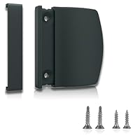 AwmnSrman Balkontürgriff Außen Anthrazit, Türgriff Balkontür Außen Vielseitiger Kunststoff Türgriff für Balkon Terrassentür Griff incl. Schrauben Anthrazit