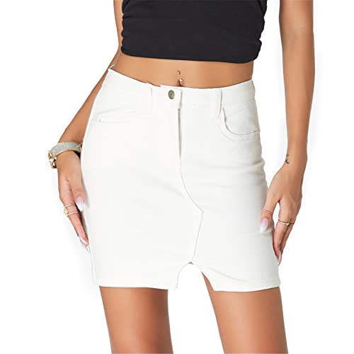 Women's Denim Skirt Women's Loose Denim Skirt Slim Skirt Package Hip Skirt Summer