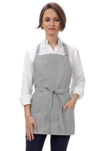 Tablier unisexe à trois poches Chef Works parfait pour les ateliers de cuisine