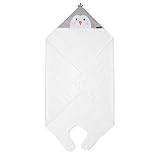 toalla baño bebe delantal Suave y delicada - Tejido suave, perfecto para llegar incluso entre los dedos de las manos y los pies. Su simpática capucha cubre la cabeza y retiene el calor del bebé.