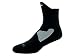 Nike Men's Hyper Elite Cushioned High Quarter Socks Large (shoe size 8-12) (Black)