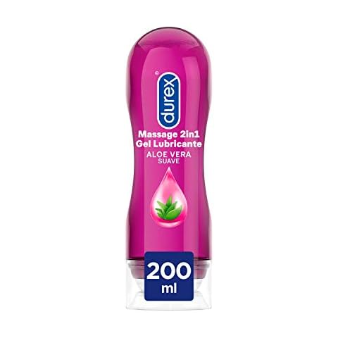 Durex Masaje 2 en 1 Gel Lubricante, Aloe Vera, 200ml Cover