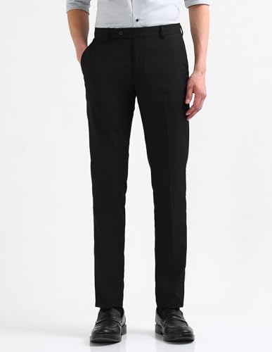 Image of Arrow Mens Black Pants ARAEOTR1875 30
