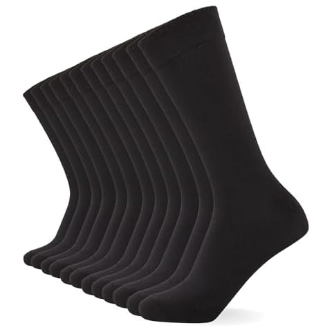 FM London 12-Pack Super Soft Calf Socks Cover