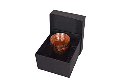 Generic Copper Essentials Mascow Mule Hammered Copper Shot Glasses(Set Of 4) 100% Pure Copper With Gift Boxes thumb #1