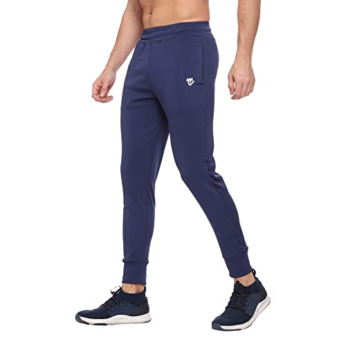 Image of MARK LOUIIS Regular Fit Super Stretchable Track Pants for Men | Gym, Running & Casual Wear | Elastic Waistband with Side Pockets