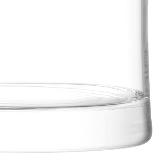 LSA Gin Drinking Set in Clear with Balloon, Highball Glasses and Ice Bucket - Mouth Blown Drinkware with Flared Stem and Base - Image 7