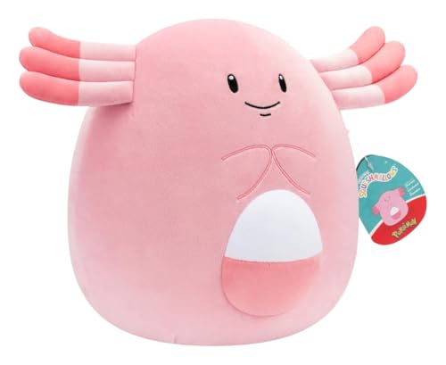 Squishmallows Original Pokémon 10 Inch Chansey - Add Chansey to Your Squad, Ultrasoft Stuffed Animal Medium Plush Official Kelly Toy Plush