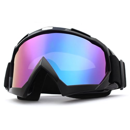 CZAYEFNH Skibrille Herren Damen UV-Schutz Snowboard brille Anti Beschlag, Skibrille Verspiegelt,Geeignet für Outdoor Sportarten