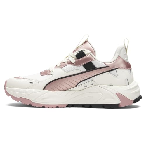 PUMA Womens Rs-Trck Metallic Lace Up Sneakers Shoes Casual - Pink, White3