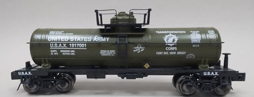 Ready Made Trains O Scale Single Dome Tank Car US Army