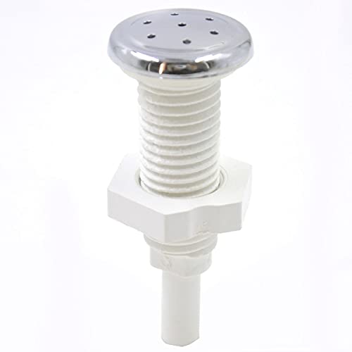 Buse de jet de jet de mousse 1pc 7 trous de buse à bulle droite, jet de bulle d'air spa avec chromage, abdos Visage