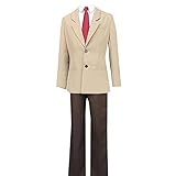Anime Yagami Light Cosplay Costume Mens Uniform Outfit