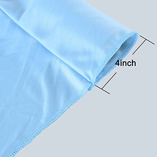 Sky Blue Wrinkle Free Decoration Backdrop Curtain Drapes Sky Blue Backdrop Panels Background for Photography Wedding Parties Birthday Anniversary Function | Set of 2 |