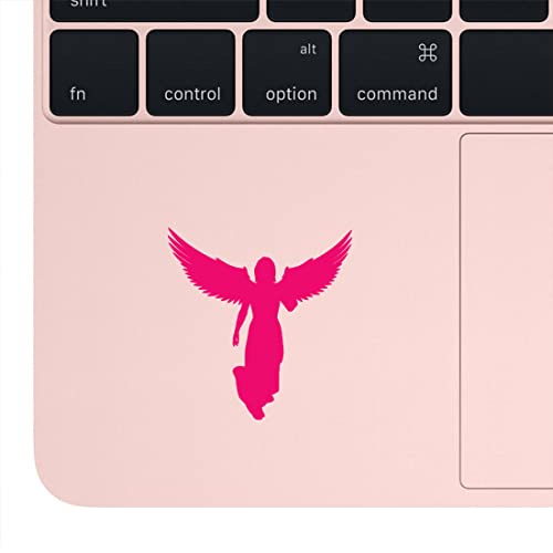 Image of Angel With Wings (Pink) (Set Of 2) Premium Waterproof Vinyl Decal Stickers For Laptop Phone Accessory Helmet Car Window Bumper Mug Tuber Cup Door Wall Decoration