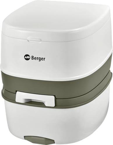 BERGER Mobile Campingtoilette Bio Supreme 22L | Platzsparend & Leicht zu...