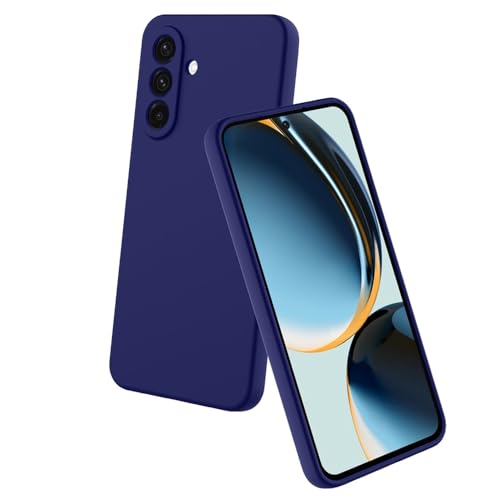 Image of Back Cover for Samsung Galaxy A56 5G / A36 5G | Full Camera Protection | Premium Liquid Silicon Case | Flexible Bumper Case for Samsung Galaxy A56 5G / A36 5G (Dark Blue)