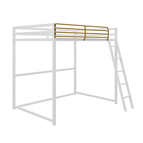 Little Seeds Haven Full Loft Bed, White #TOP3