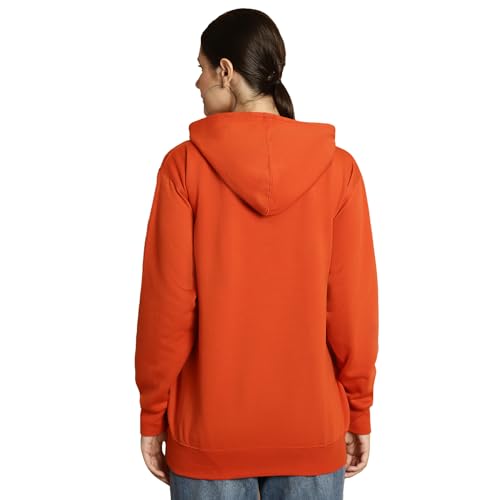 Image of Mack Jonney Printed Hooded Cotton Fleece Sweatshirt for Women-MACK32482