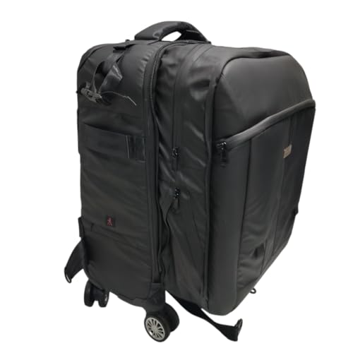 Image of Kamron T - 3 Professional Camera Trolley Backpack, 50L Capacity, Fits 14-inch Laptop, Multiple Compartments, Water Resistant, Black
