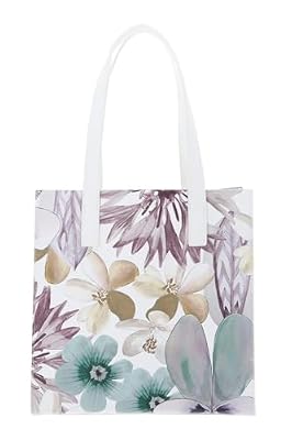 Ted Baker borsa a tracolla borsa shopper Halena Petal Print Icon Bag White multicolore