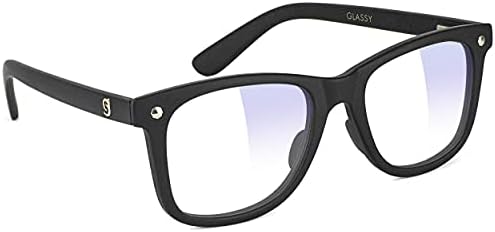 GLASSY Mikemo Premium Blue Mild Blocking Glasses, Anti Eyestrain and fatigue, Glasses for Pc and Gaming