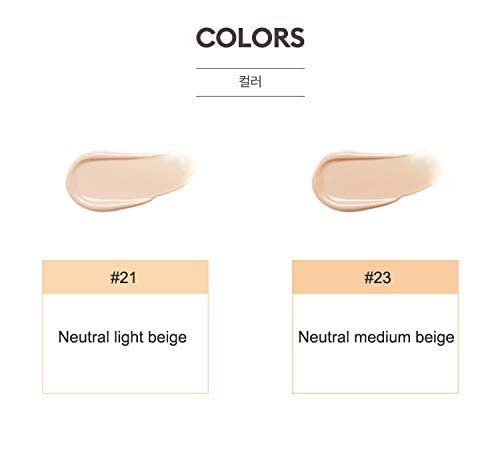 MISSHA Velvet Finish BB Cushion 15g SPF50+ PA+++ #21 Neutral Light Beige, 15 g (Pack of 1) - Image 3