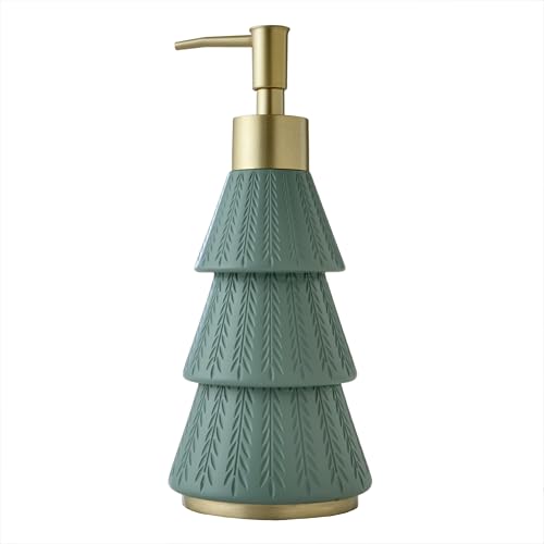 Home Christmas Winter Pines Soap/Lotion Dispenser, 9.5 oz. Capaci...