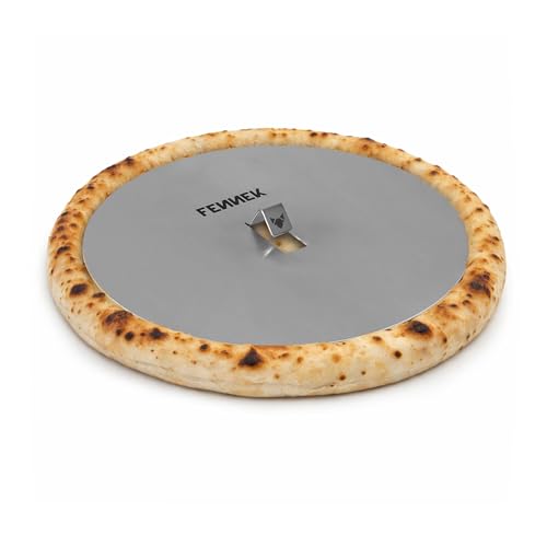 FENNEK Blind Bake Edelstahlplatte Ø 24 cm | Pizzateigbeschwerer für perfektes Blindbacken | 100% Edelstahl | Made in Germany