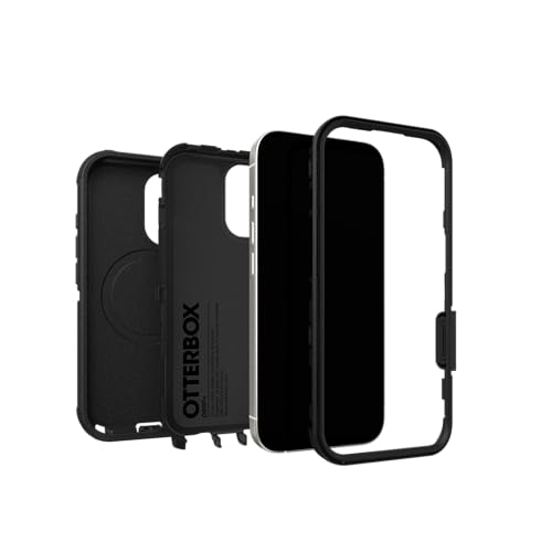Image of OtterBox iPhone 17 Defender Pro Series Case - Black - Tough, Rugged & Durable iPhone Case, Snaps on MagSafe