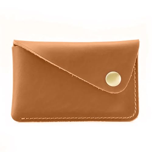Wallet for Men and Women Classic Brown Black Stitchless Cardholder Coin Purse Premium PU Vintage Unisex Pouch Slim Money Clip