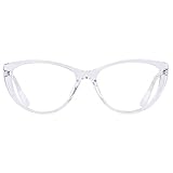ANDWOOD Blue Light Blocking Glasses Women Bluelight Blocker Computer Cateye Clear Cat Eye Eyeglasses Frame Crystal