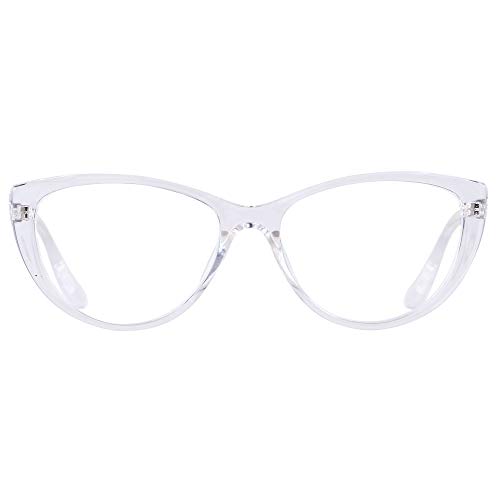Image of ANDWOOD Blue Light Blocking Glasses Women Bluelight Blocker Computer Cateye Clear Cat Eye Eyeglasses Frame AR003