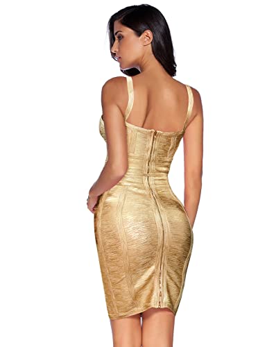 meilun Womens Rayon Belt Detail Bandage Bodycon Party Dress2