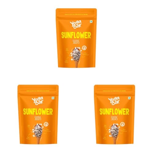 Image of Yogabar Sunflower Seeds For Eating Protein and Fibre Rich Superfood | Healthy Snacks - 250gm (Pack of 3)